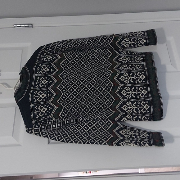 Talbots petite small 100 % cotton Christmas holiday sweater - Picture 4 of 10